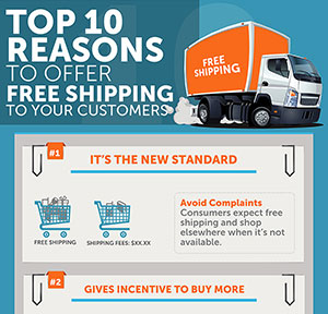 Free Shipping Infographic